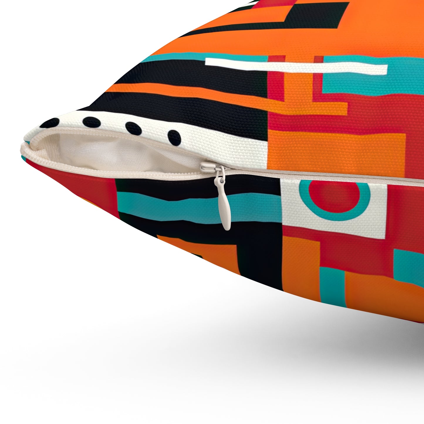 Quantum Reverie. Retro Avant-Garde Spun Polyester Square Pillow
