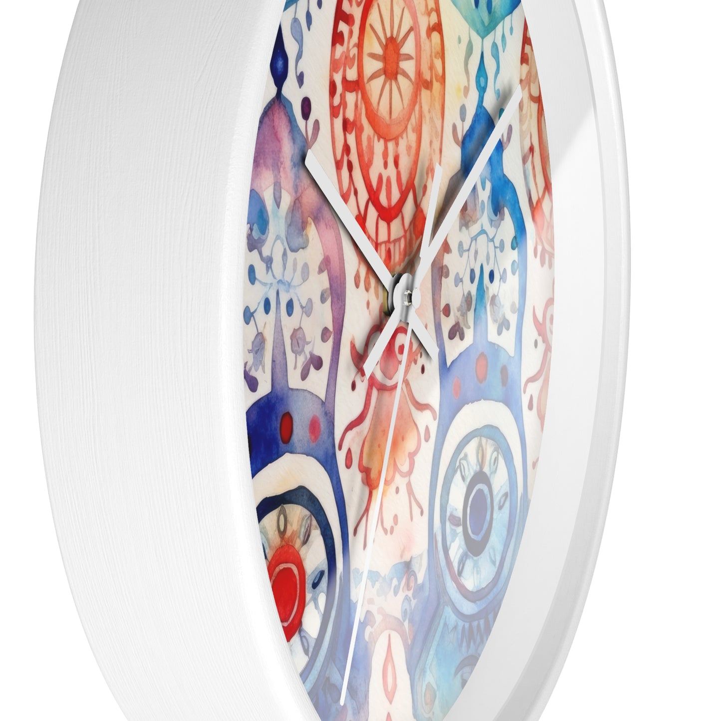 Omen of Hands. Wall Clock.