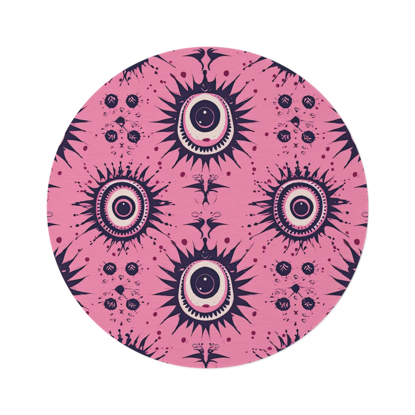 Sinuous Specter. Round Rug