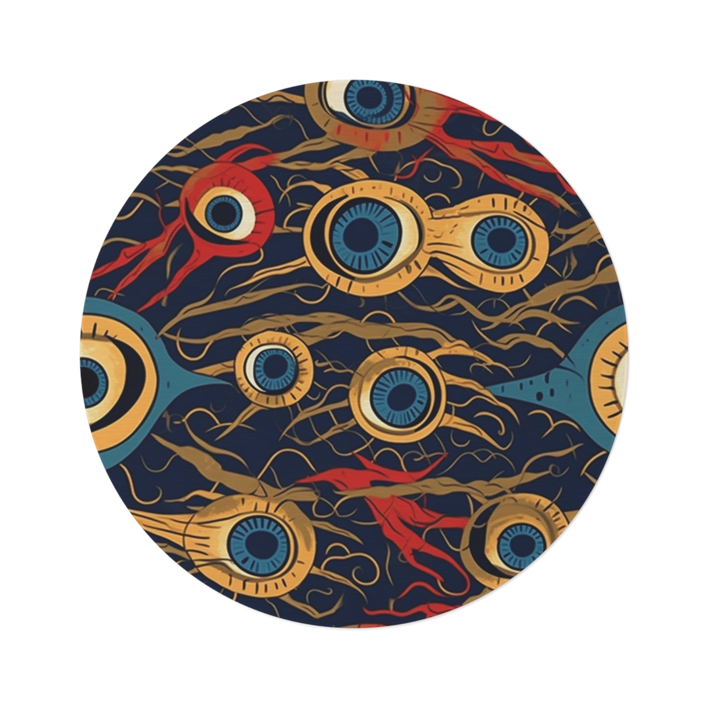 Mystical MalevolenceRound Rug