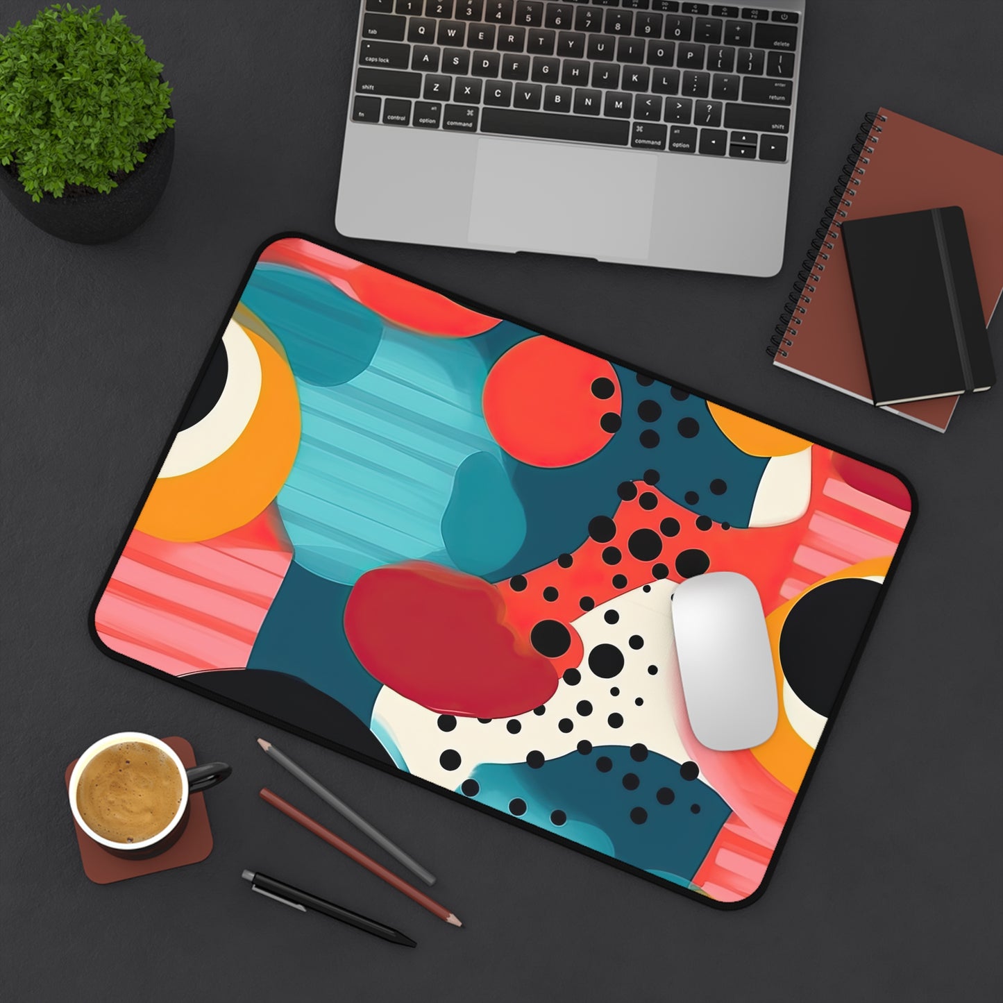Chroma Catharsis. Desk Mat - Stylish Office Organizer