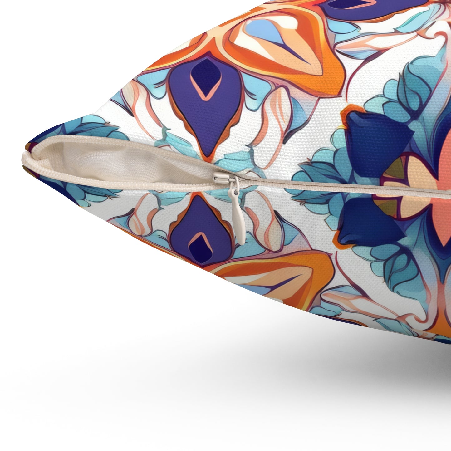 Moroccan Moonlight Sonata . Spun Polyester Square Pillow