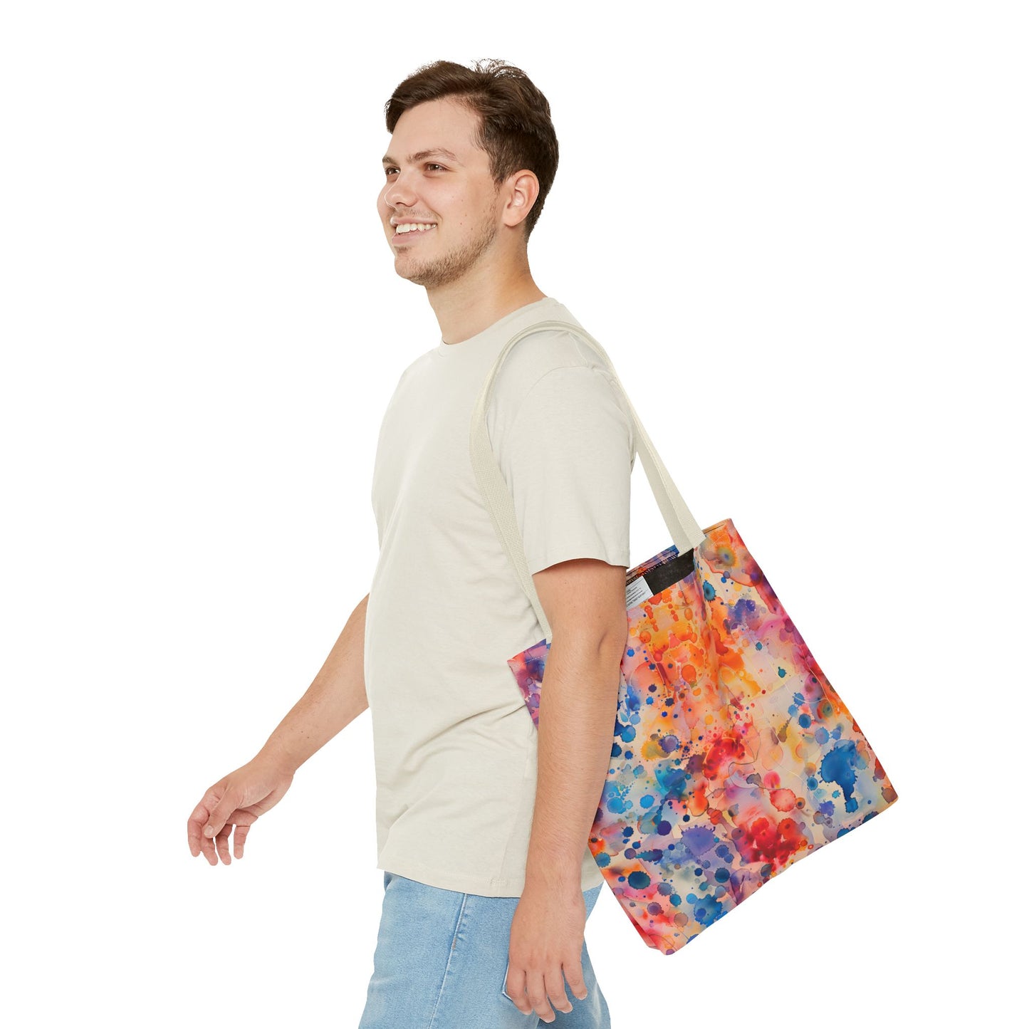 Hamsa Radiance. Tote Bag for Everyday Use