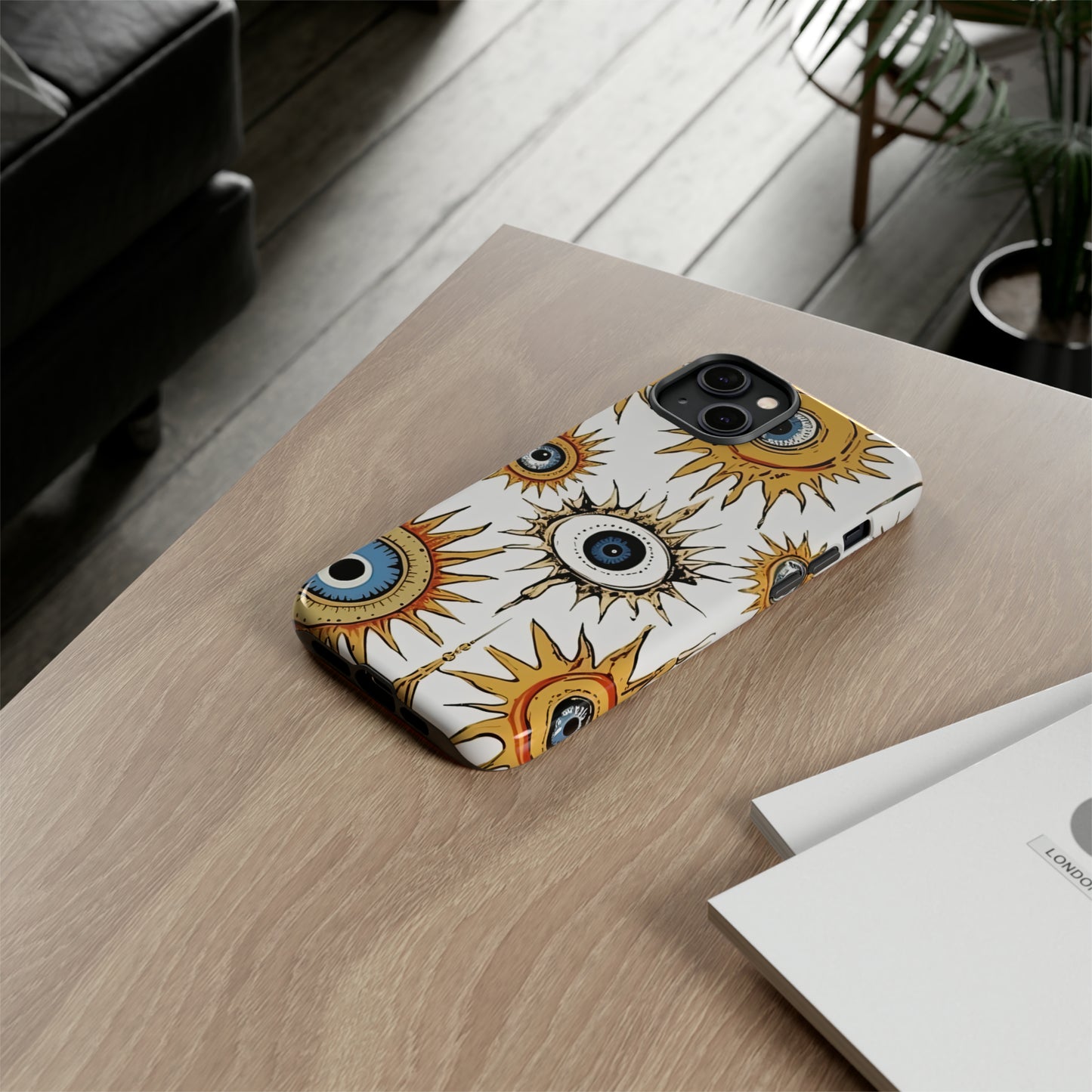 Ethereal Eyeful. Evil eye Inspired phone case. – Artistic Expression Meets ProtectionTough Case
