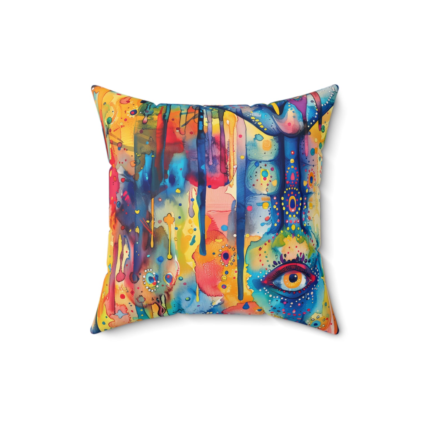 Hamsa Jewelburst- Decorative Spun Polyester Cushion