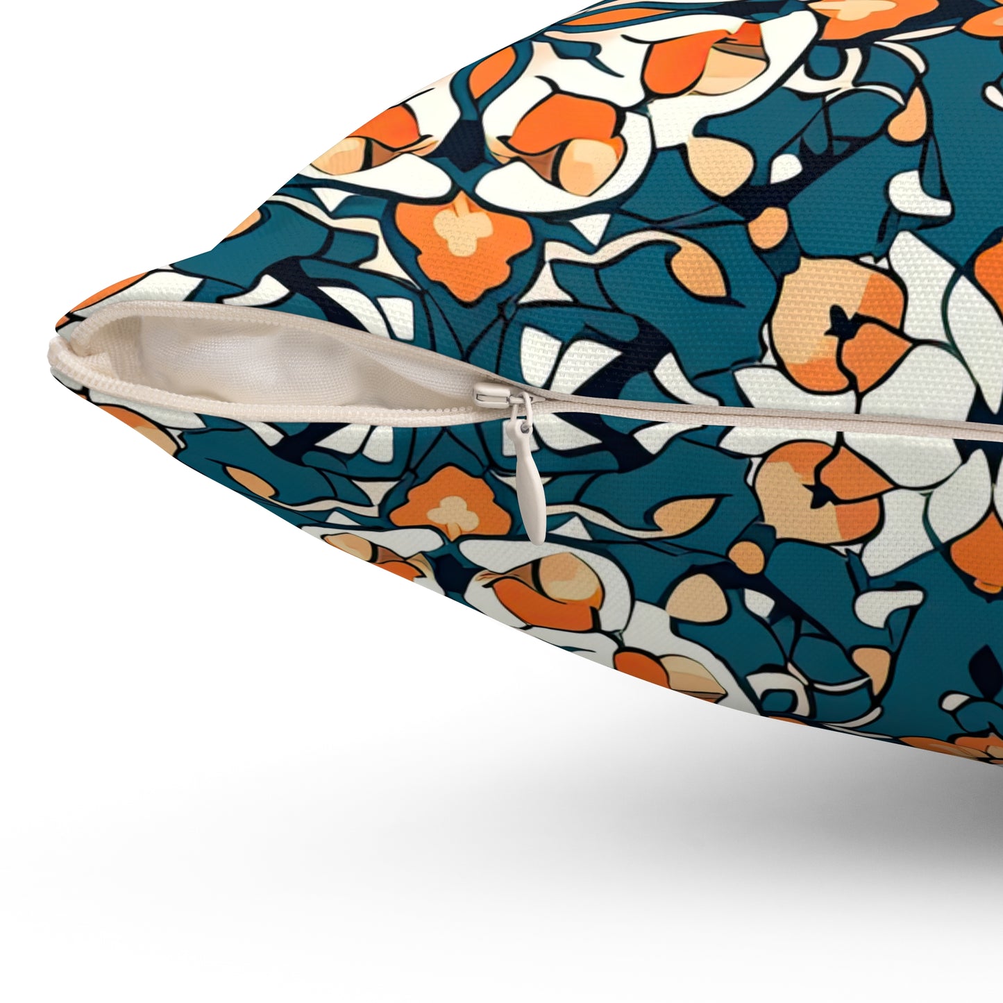 Nomad's Nest Nectar. Spun Polyester Square Pillow