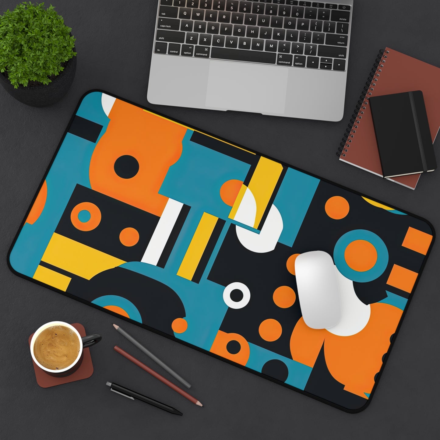 Analog Alchemy. Desk Mat - Stylish Office Organizer