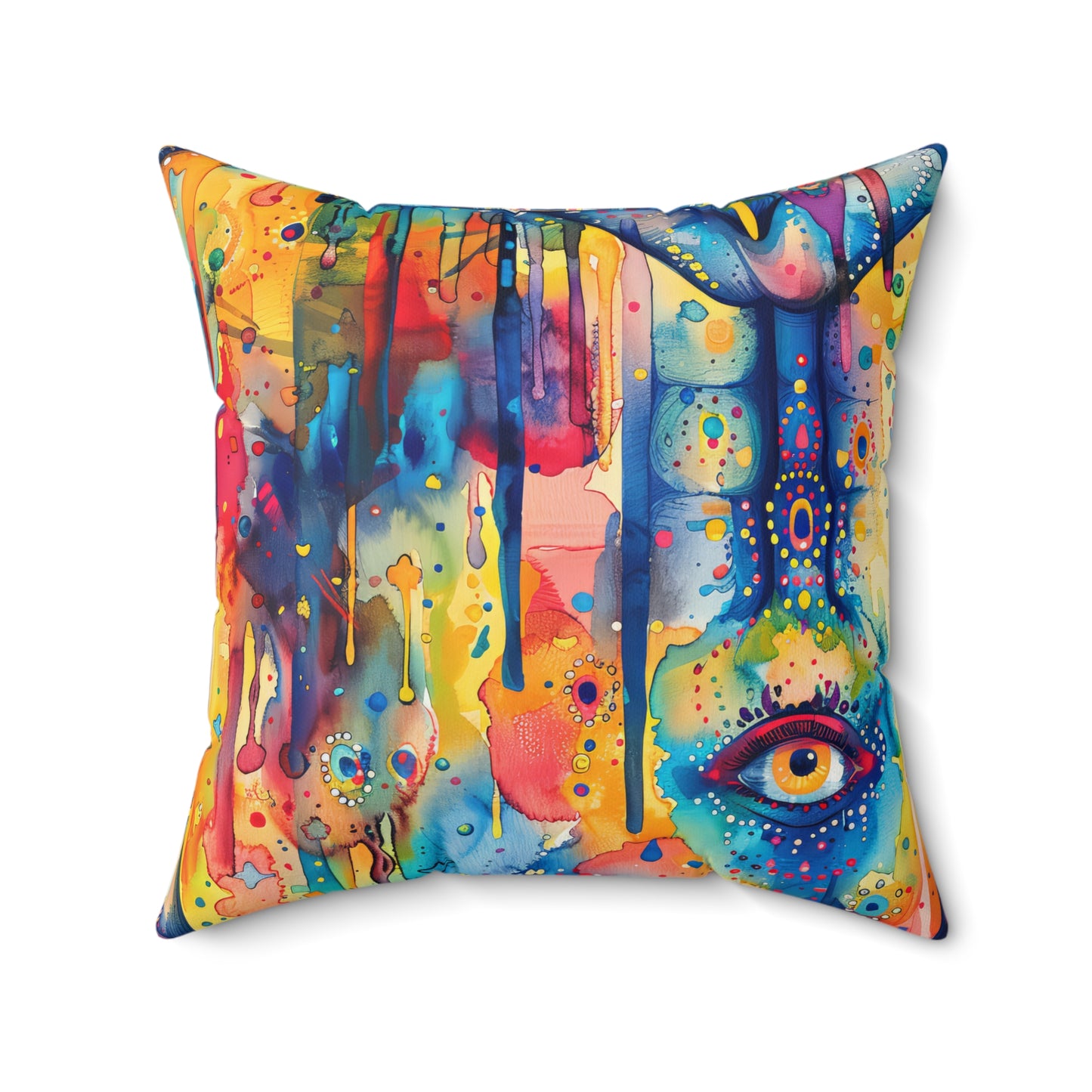 Hamsa Jewelburst- Decorative Spun Polyester Cushion