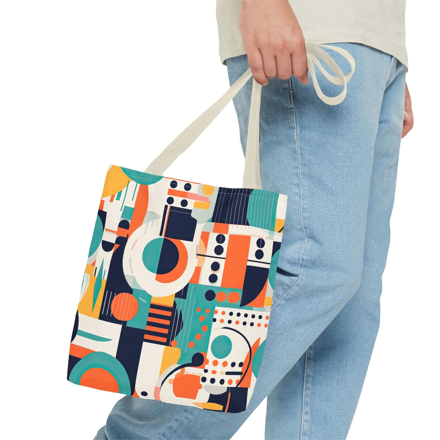 Echoes of the Analog Future. Tote Bag for Everyday Use