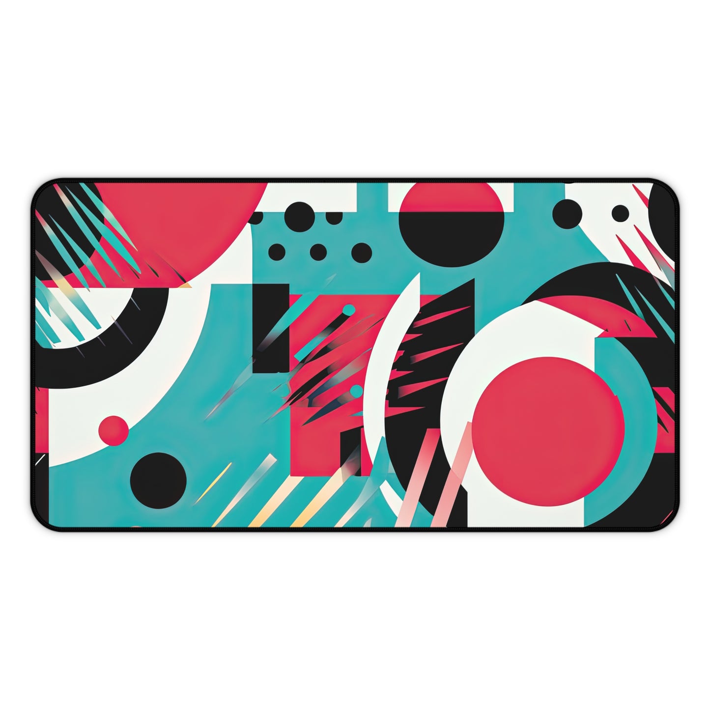 Chromatic Flux . Desk Mat - Stylish Office Organizer