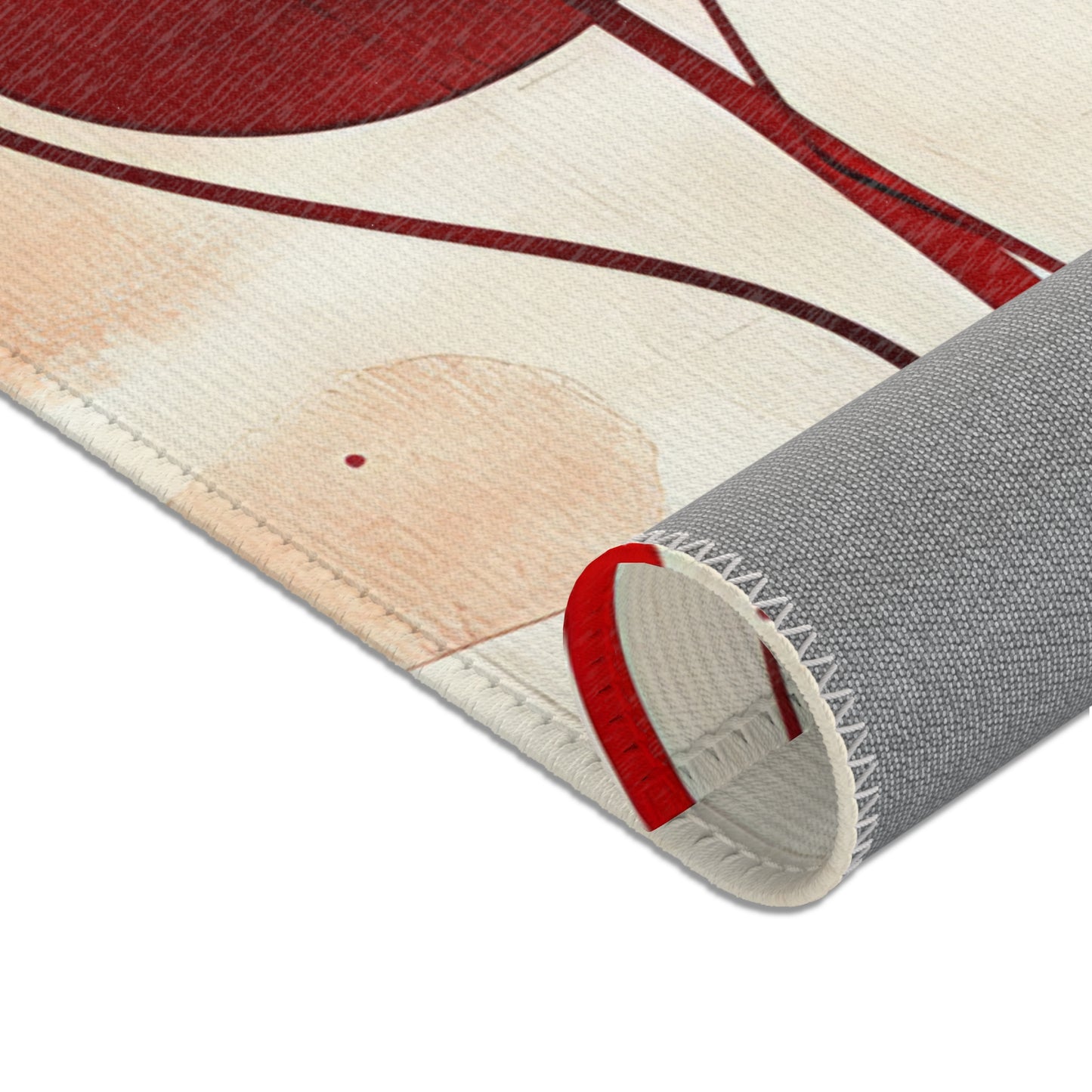 Vintage Cherry. Area Rug - Stylish Home Décor for Living Room & Bedroom