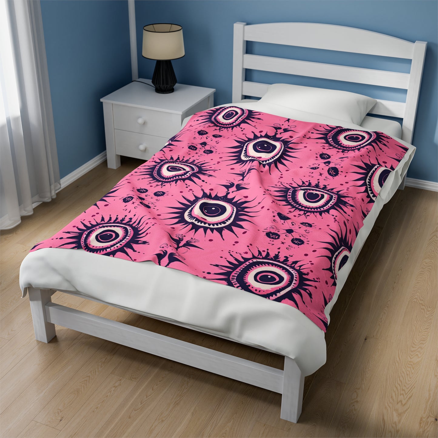 Sinuous Specter. Velveteen Plush Blanket.