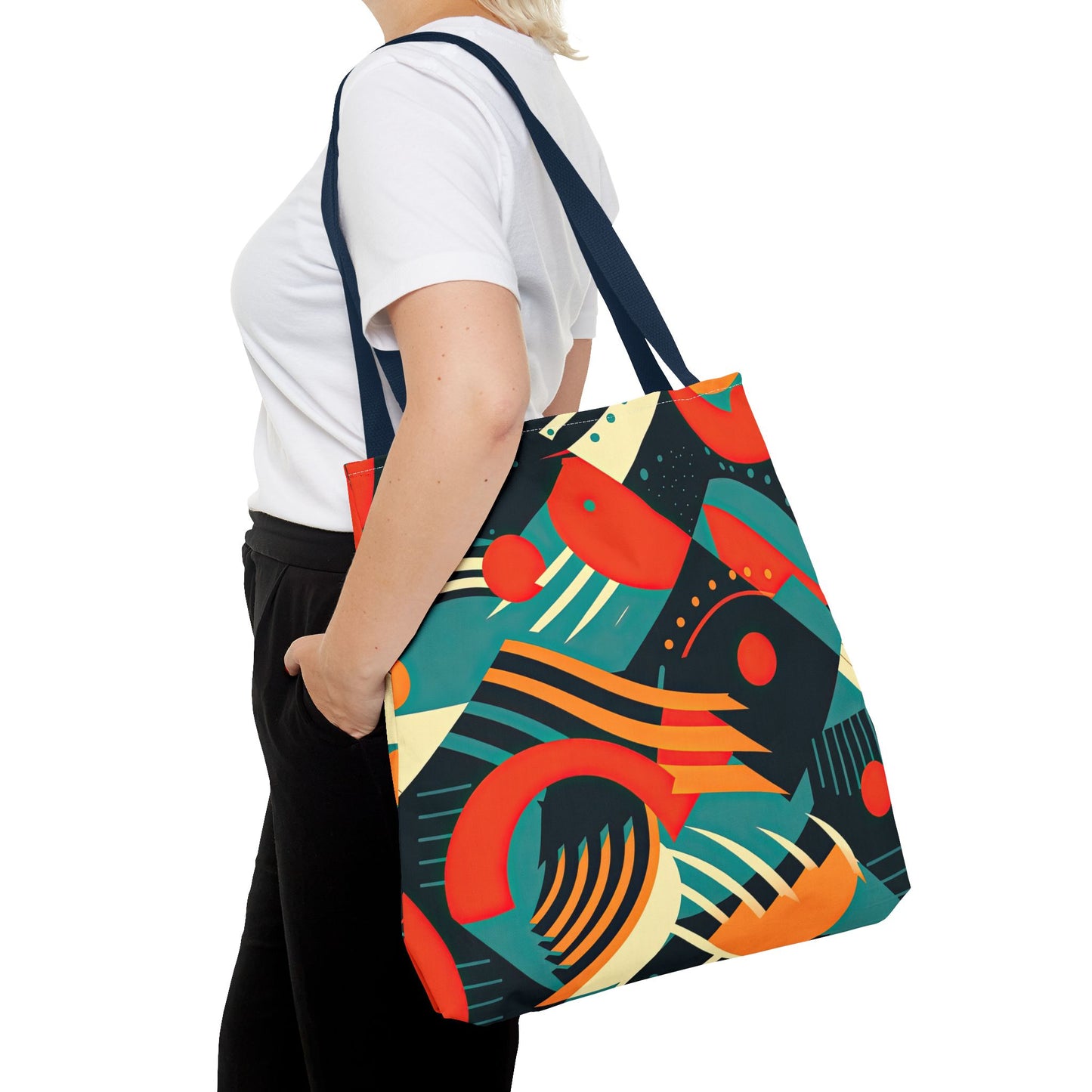 Timeless Techscape. Tote Bag for Everyday Use