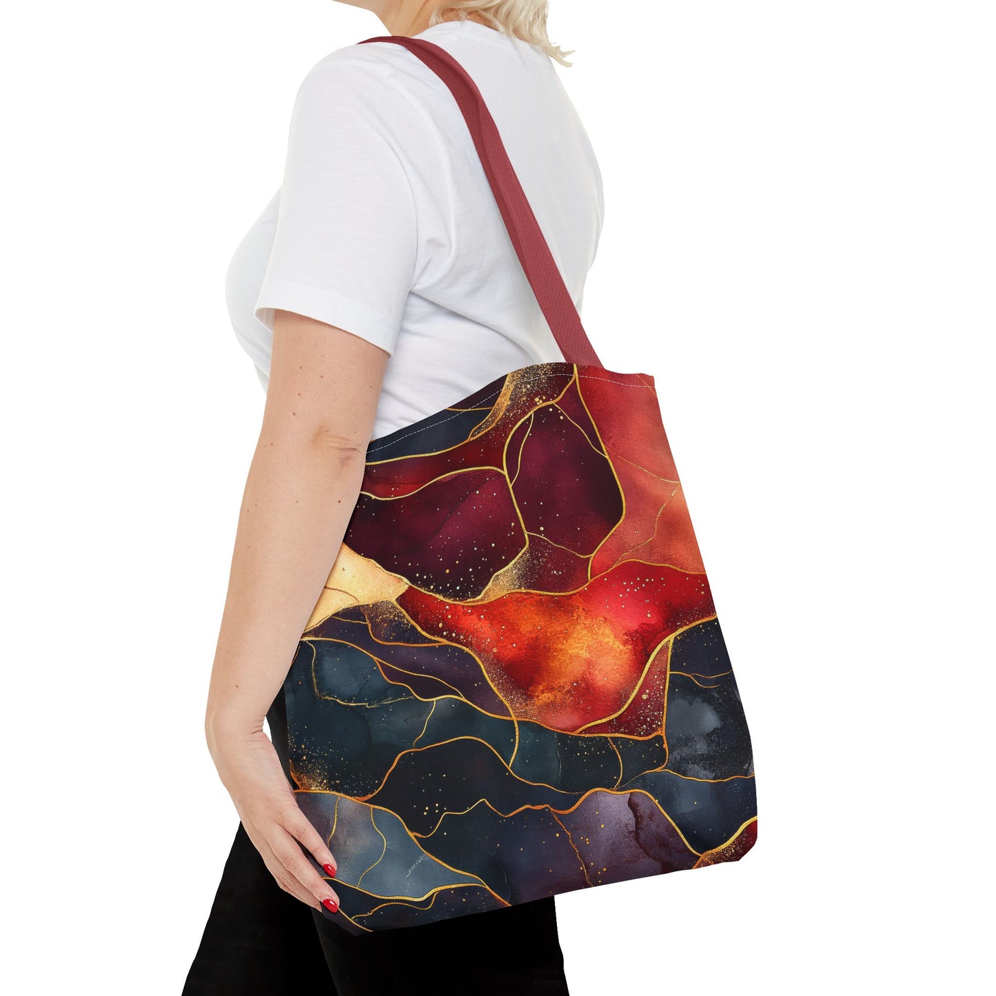 Velvet Cherry. Tote Bag for Everyday Use