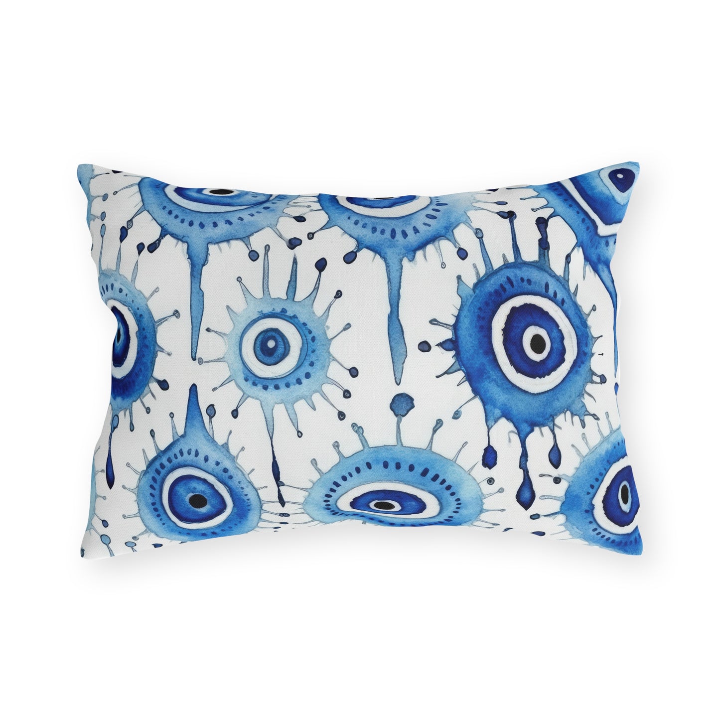 Evil Eye Cry. Outdoor Pillows