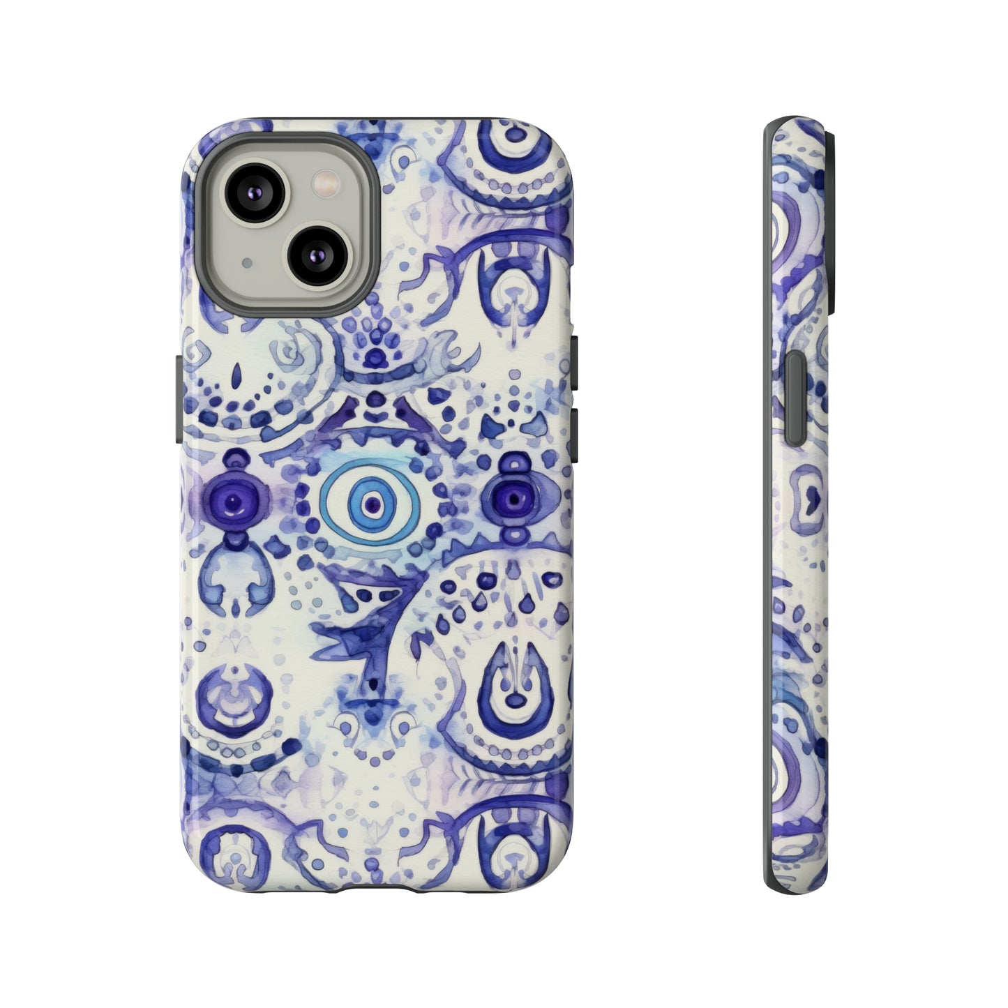Hamsa Enigma. Evil eye Inspired phone case. – Artistic Expression Meets Protection. Tough Cases
