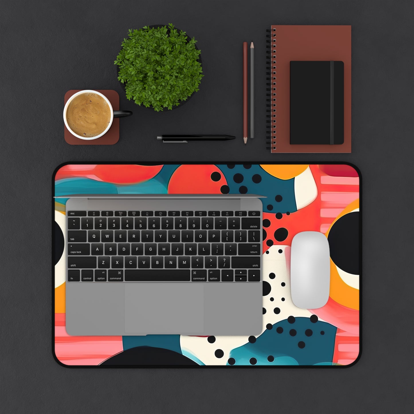 Chroma Catharsis. Desk Mat - Stylish Office Organizer