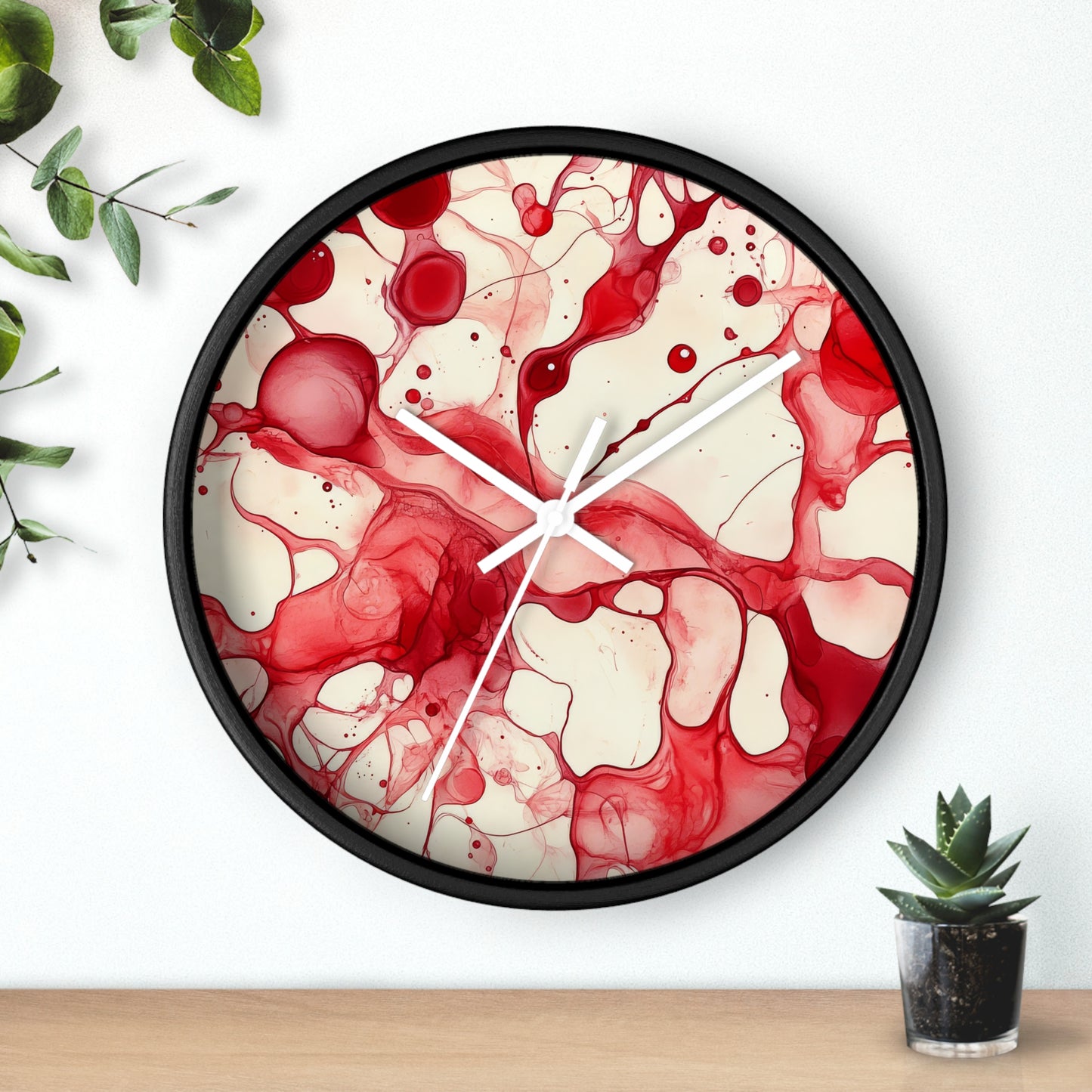 CherryLuster. Wall Clock - Artistic Home Decor