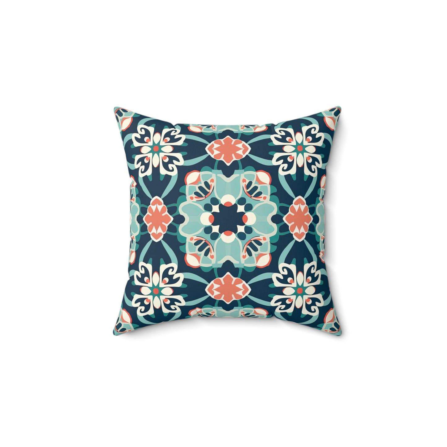 Whispering Weave . Spun Polyester Square Pillow