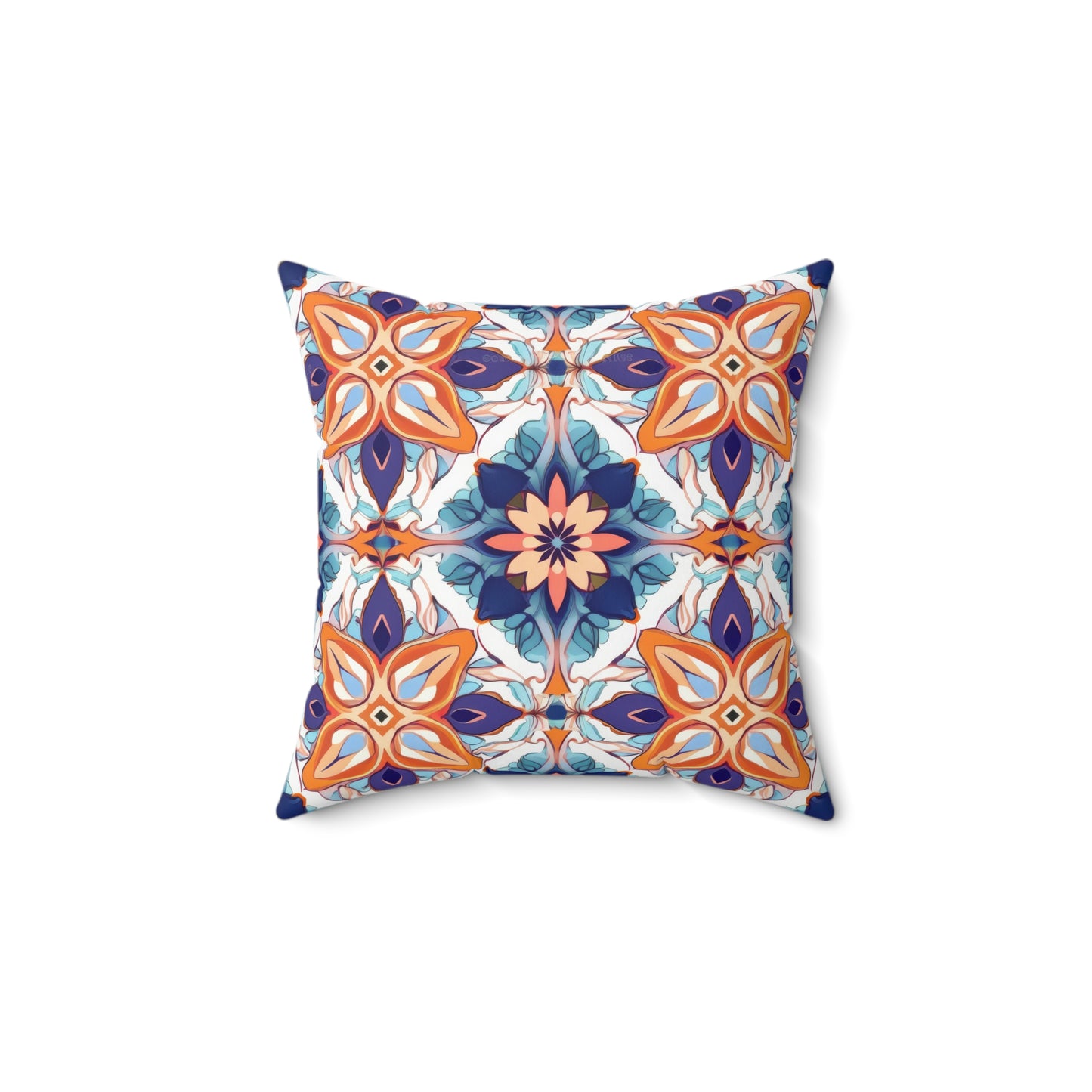 Moroccan Moonlight Sonata . Spun Polyester Square Pillow