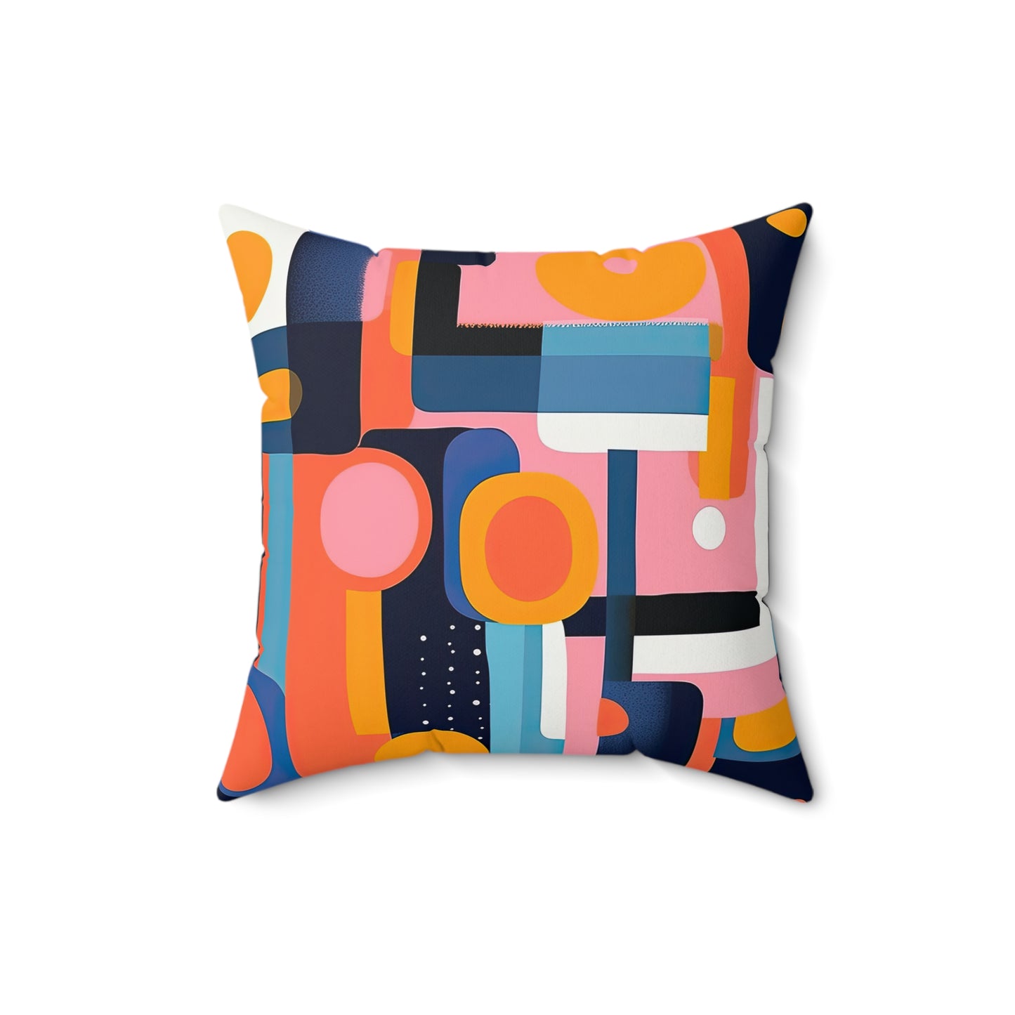 Etheric Elegance. Nostalgia Meets Future Spun Polyester Square Pillow