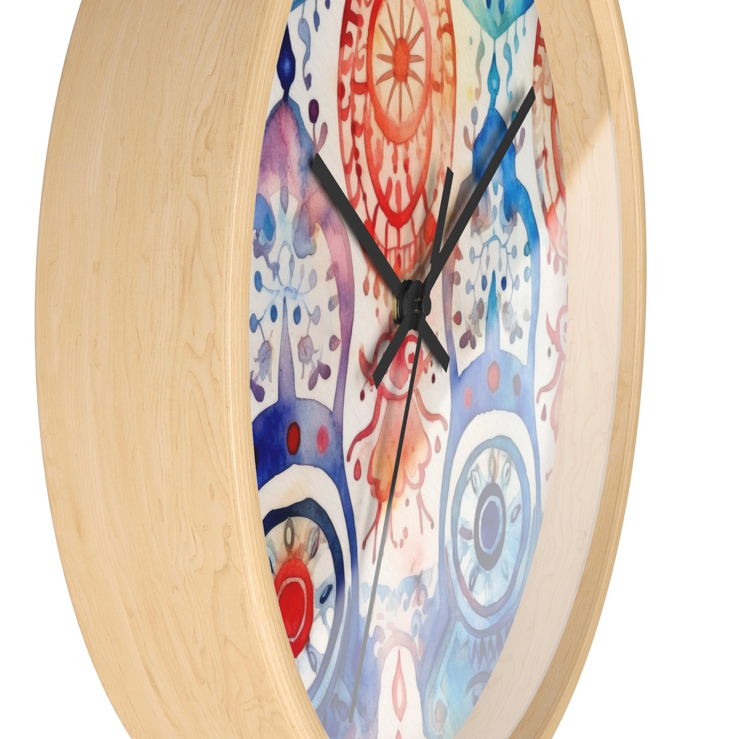 Omen of Hands. Wall Clock.