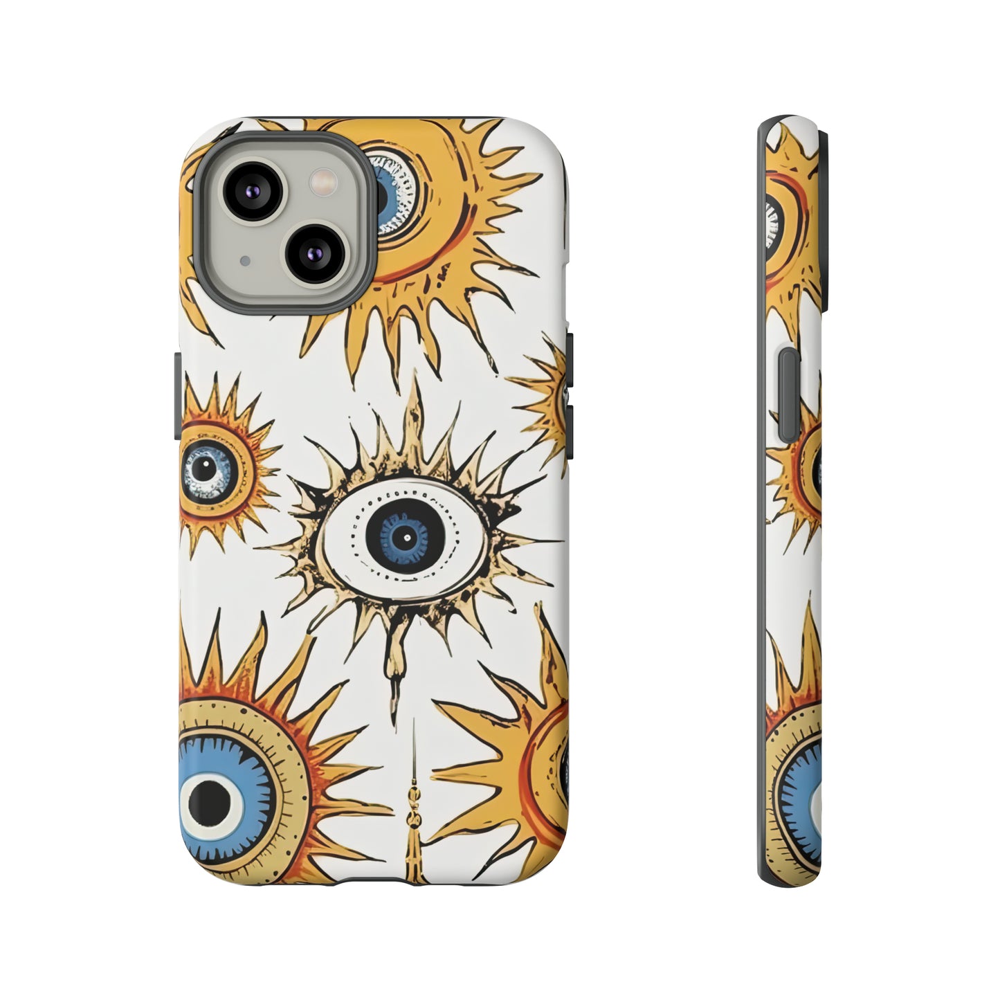 Ethereal Eyeful. Evil eye Inspired phone case. – Artistic Expression Meets ProtectionTough Case