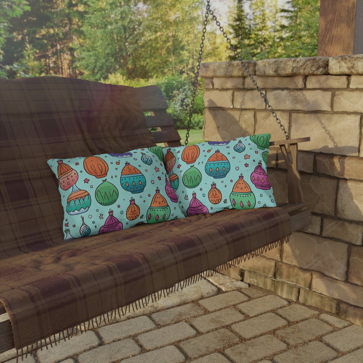 Serenade in Souk . Outdoor Pillows