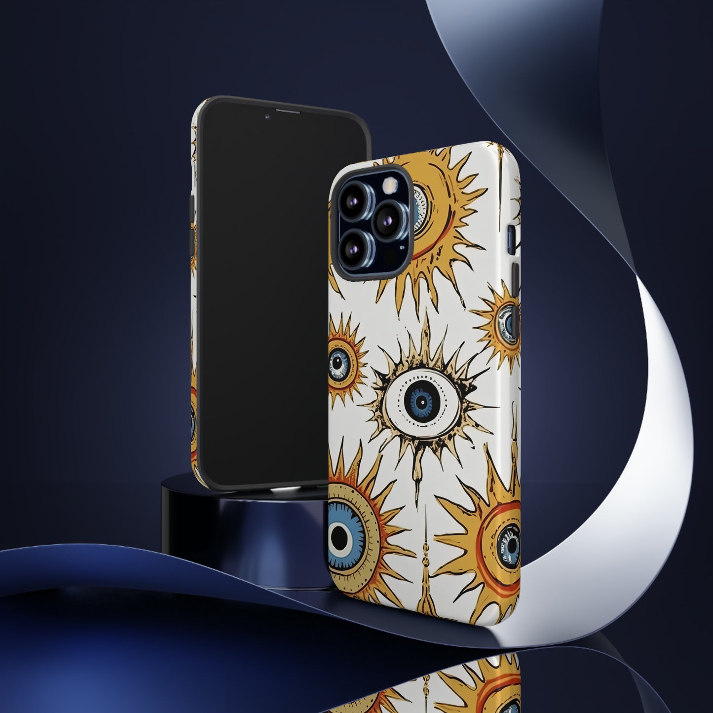 Ethereal Eyeful. Evil eye Inspired phone case. – Artistic Expression Meets ProtectionTough Case