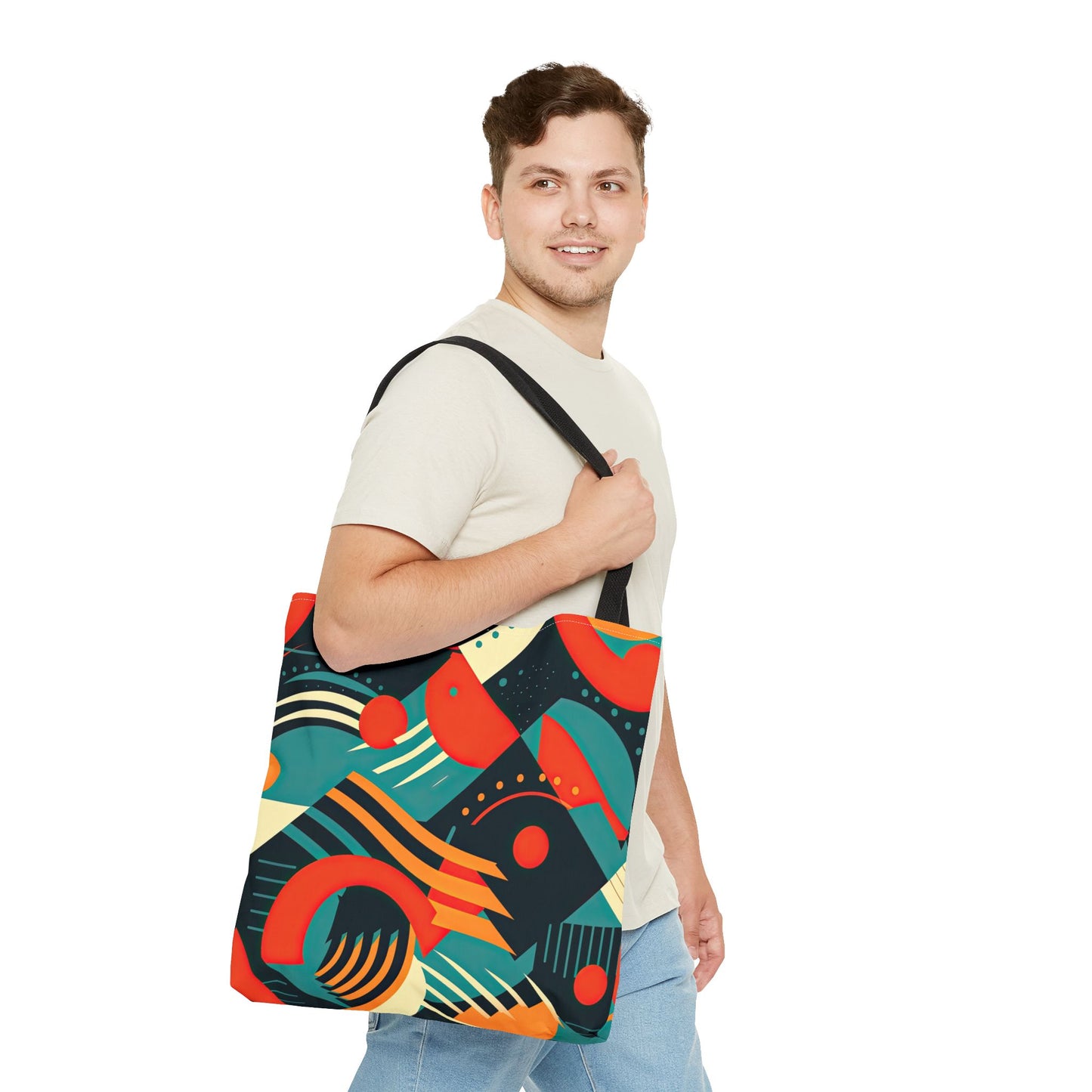 Timeless Techscape. Tote Bag for Everyday Use