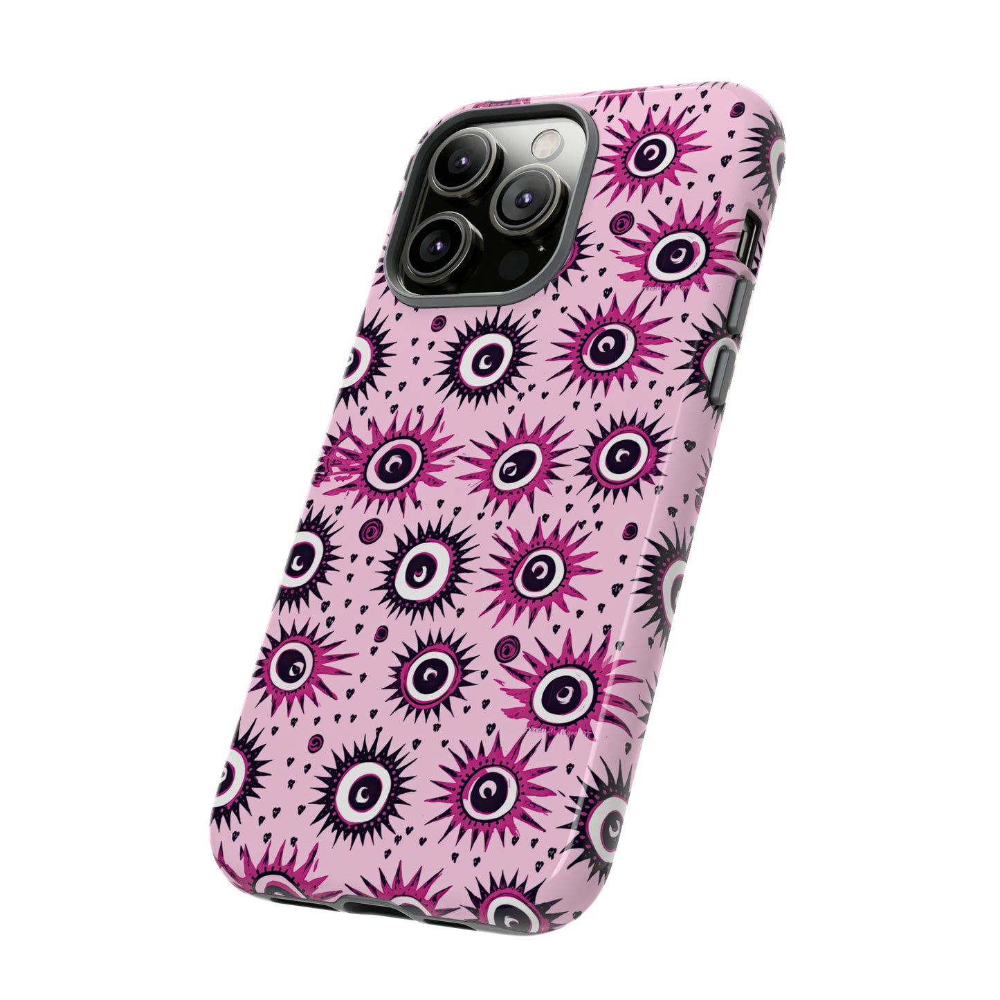 Evil Pink Eye. Evil eye Inspired phone case. – Artistic Expression Meets ProtectionTough Cases
