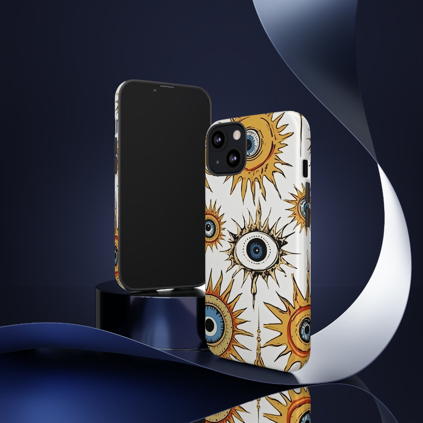 Ethereal Eyeful. Evil eye Inspired phone case. – Artistic Expression Meets ProtectionTough Case