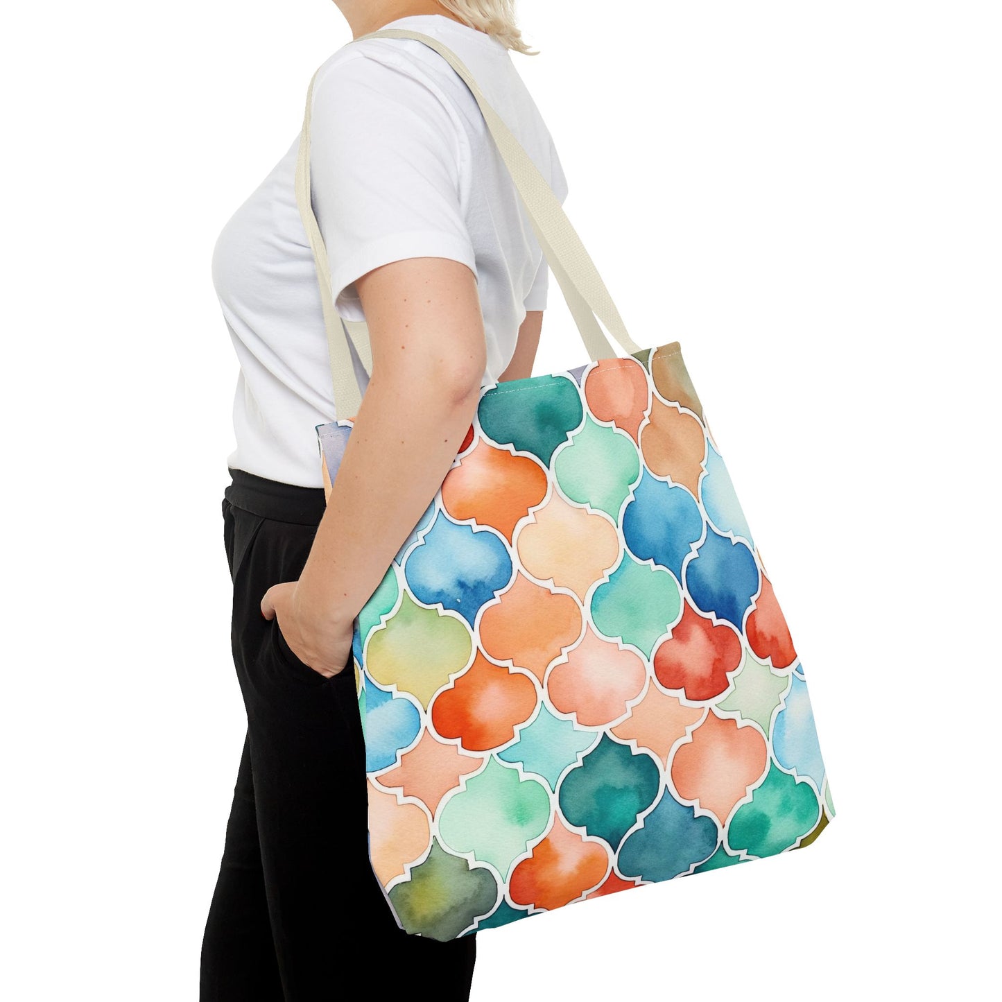 Labyrinth of Lanterns . Tote Bag for Everyday Use