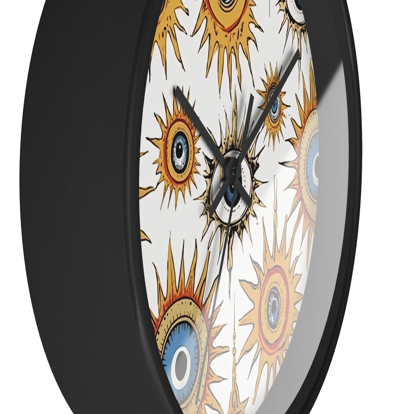 Ethereal Eyeful. Artful Evil Eye Wall Clock – Timekeeping with Protective Meaning. Wall Clock.