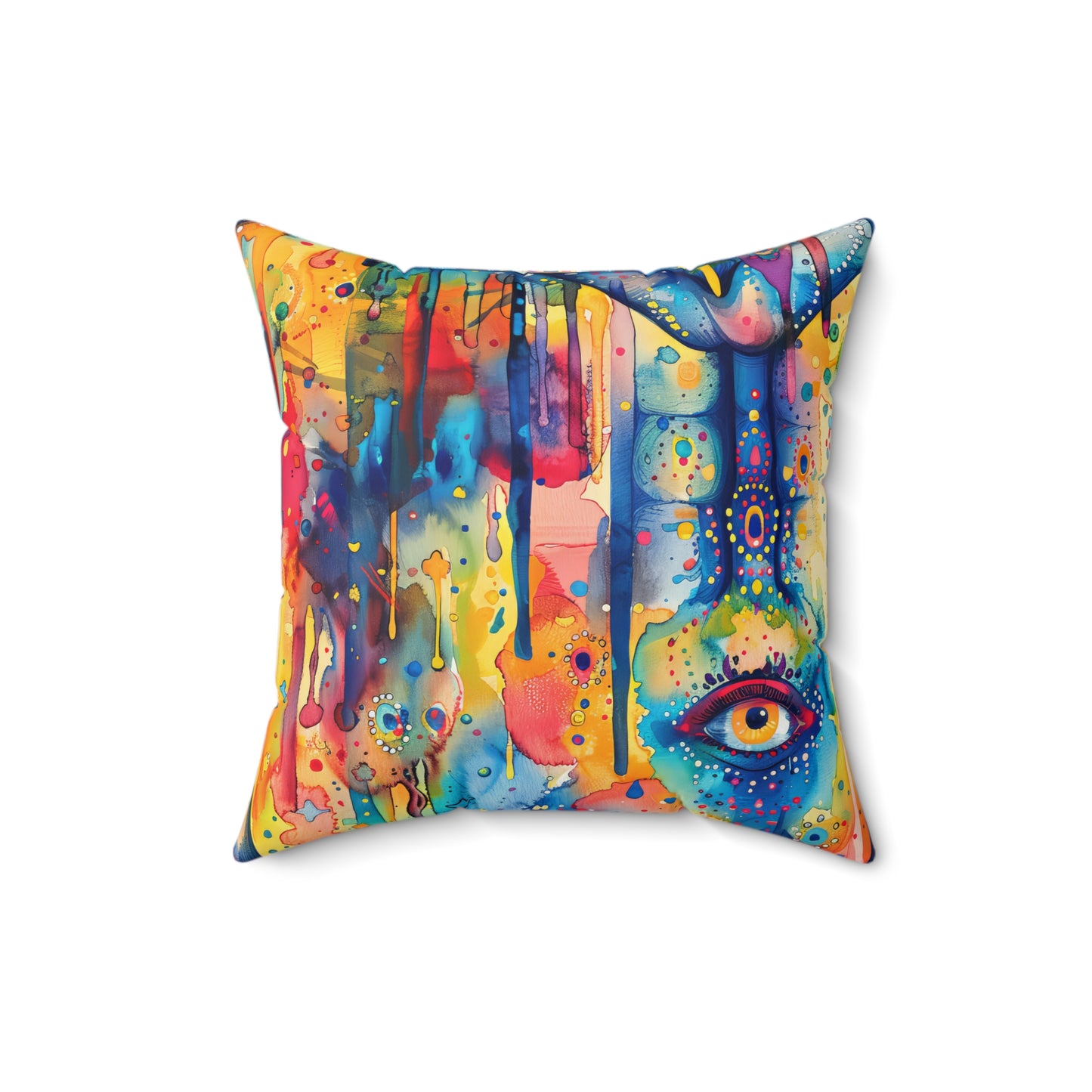 Hamsa Jewelburst- Decorative Spun Polyester Cushion