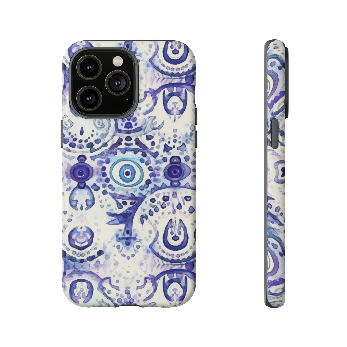 Hamsa Enigma. Evil eye Inspired phone case. – Artistic Expression Meets Protection. Tough Cases