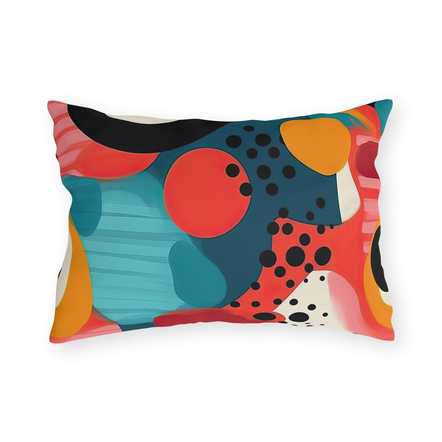 Chroma Catharsis. Retro Pop Art Outdoor Pillows