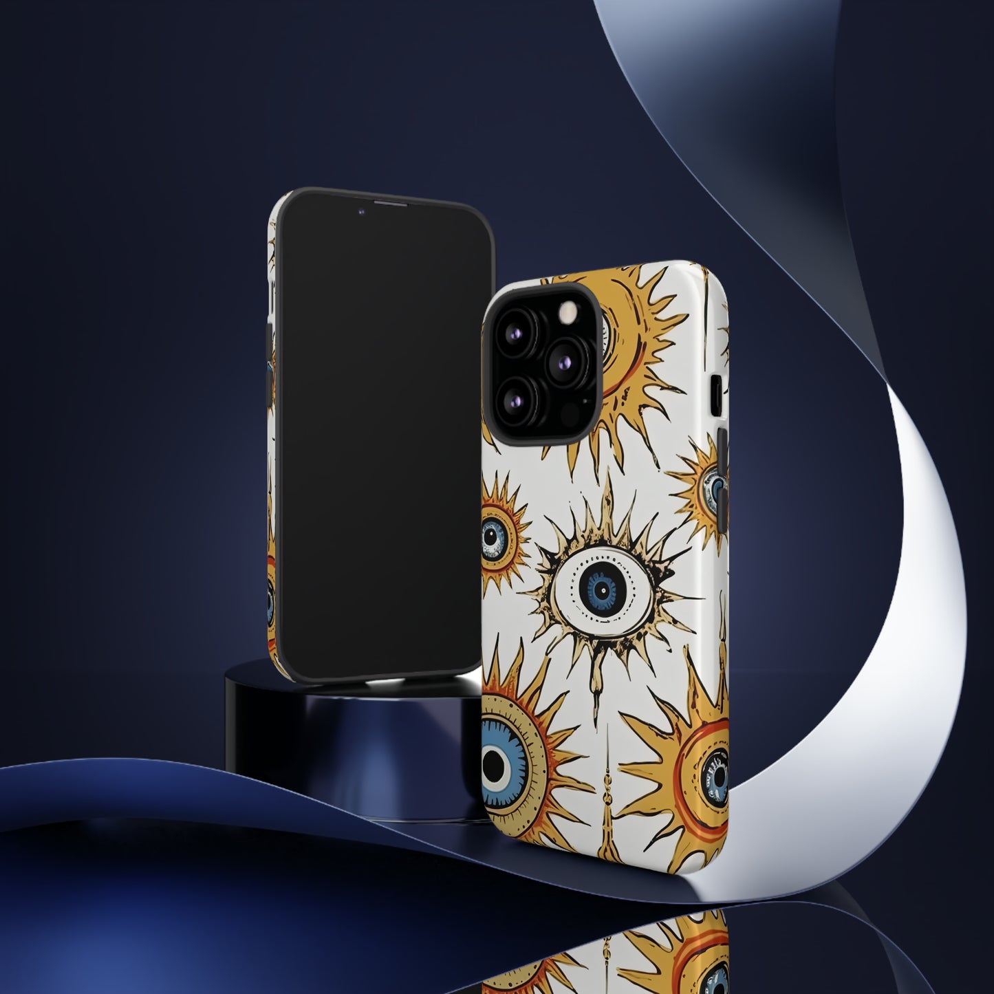 Ethereal Eyeful. Evil eye Inspired phone case. – Artistic Expression Meets ProtectionTough Case