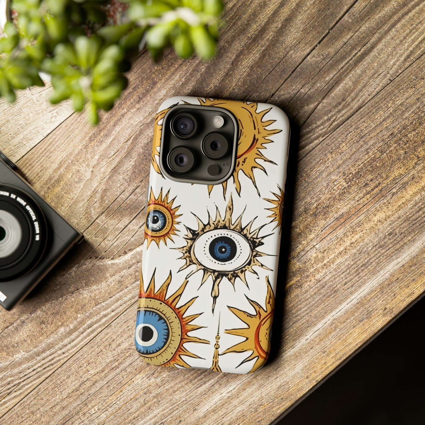 Ethereal Eyeful. Evil eye Inspired phone case. – Artistic Expression Meets ProtectionTough Case