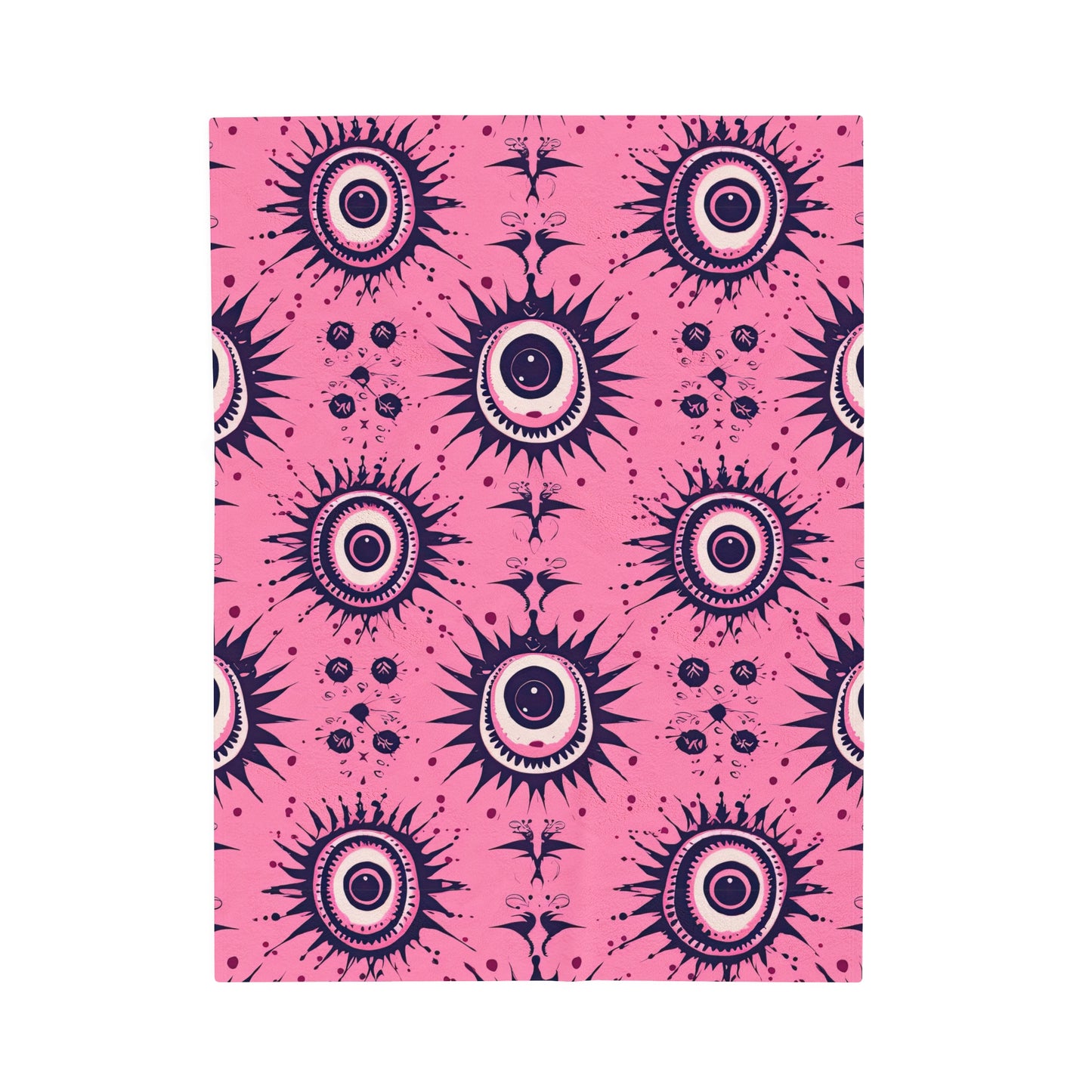 Sinuous Specter. Velveteen Plush Blanket.