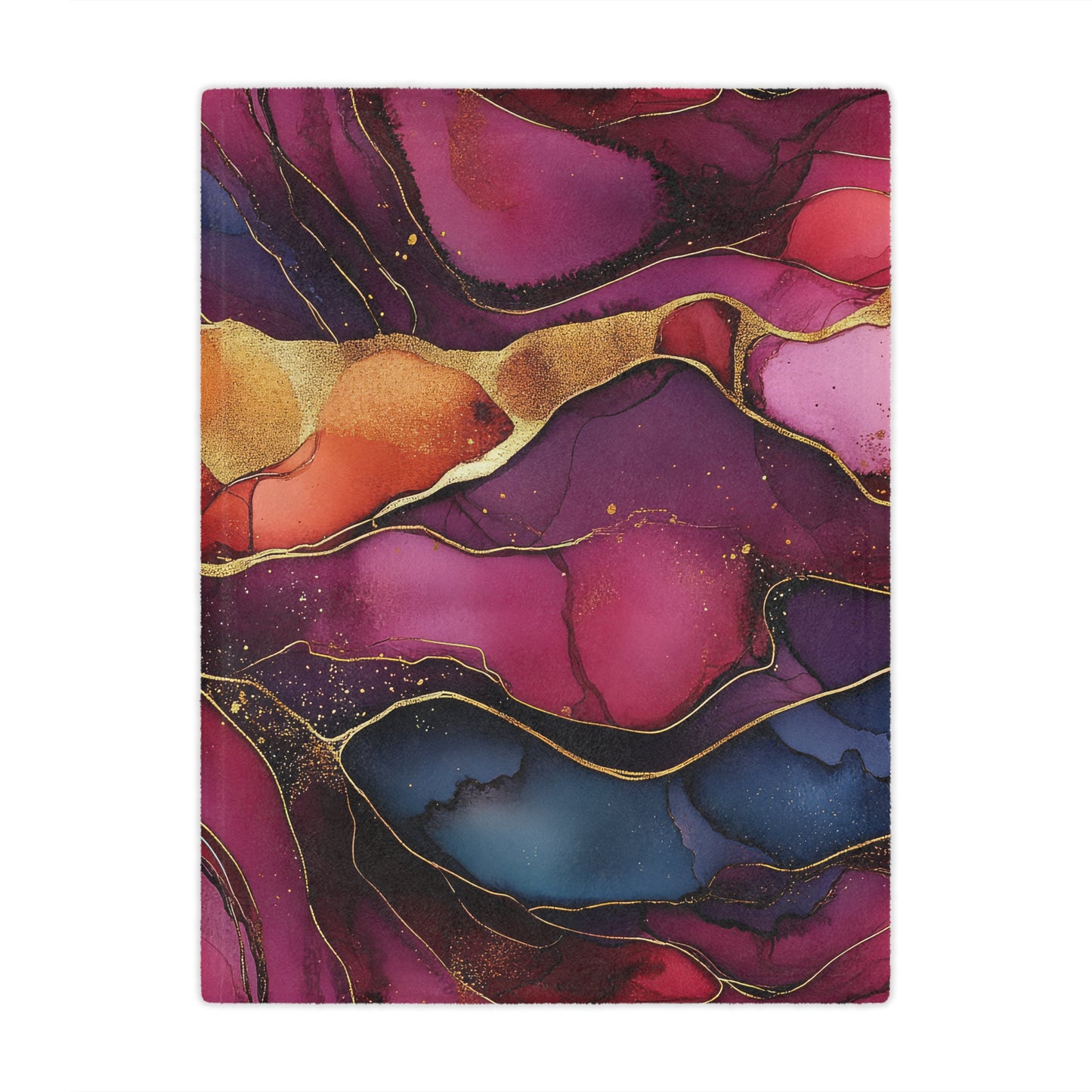 CherryRoyal. Cozy Artistic Microfiber Blanket -