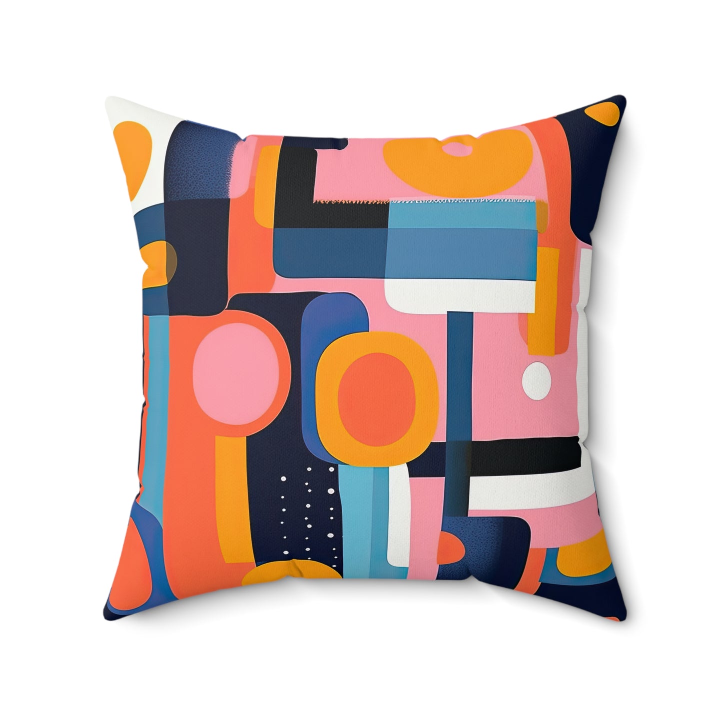 Etheric Elegance. Nostalgia Meets Future Spun Polyester Square Pillow