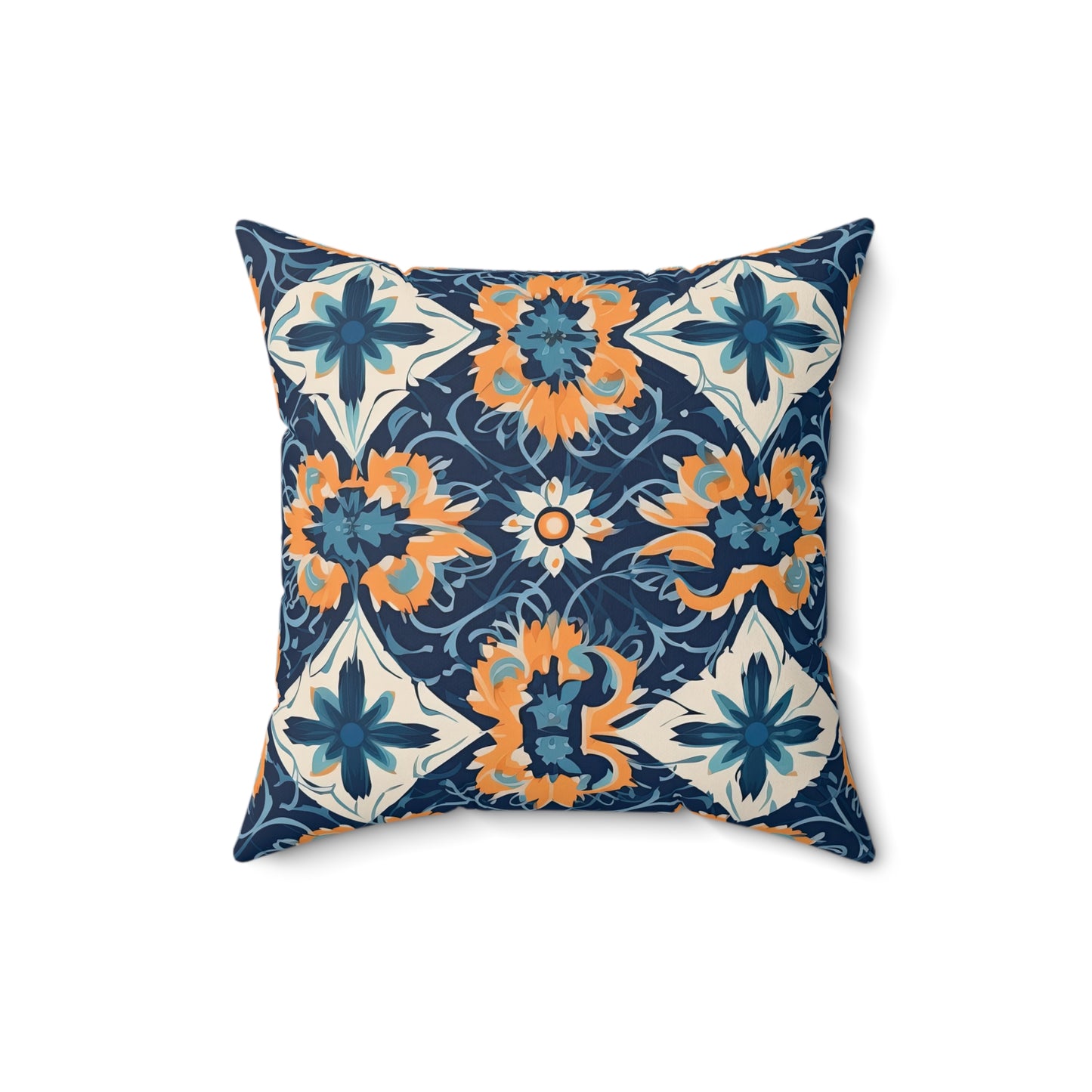 Velvet Veil Vision . Spun Polyester Square Pillow