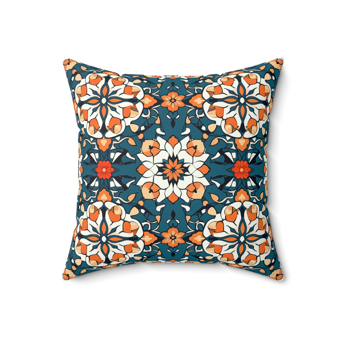 Nomad's Nest Nectar. Spun Polyester Square Pillow