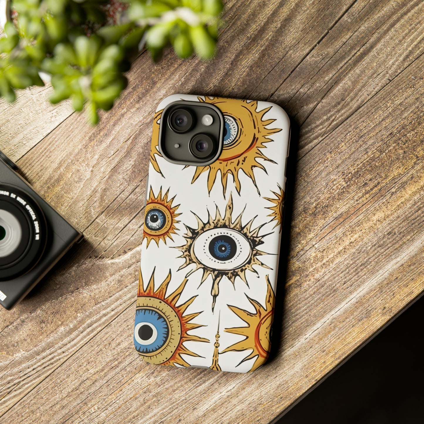 Ethereal Eyeful. Evil eye Inspired phone case. – Artistic Expression Meets ProtectionTough Case