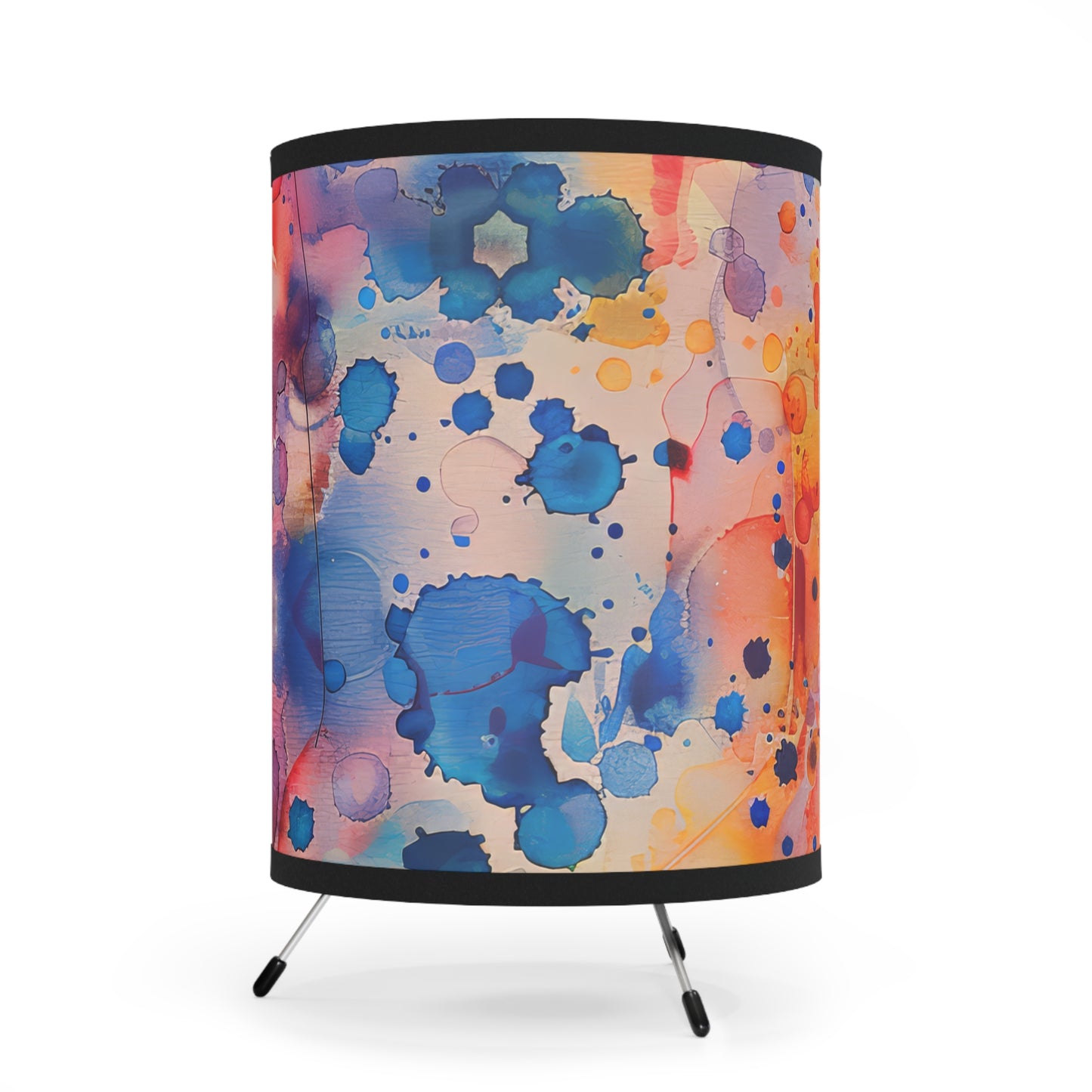 Hamsa Radiance Rainbow-. Modern Tripod Lamp