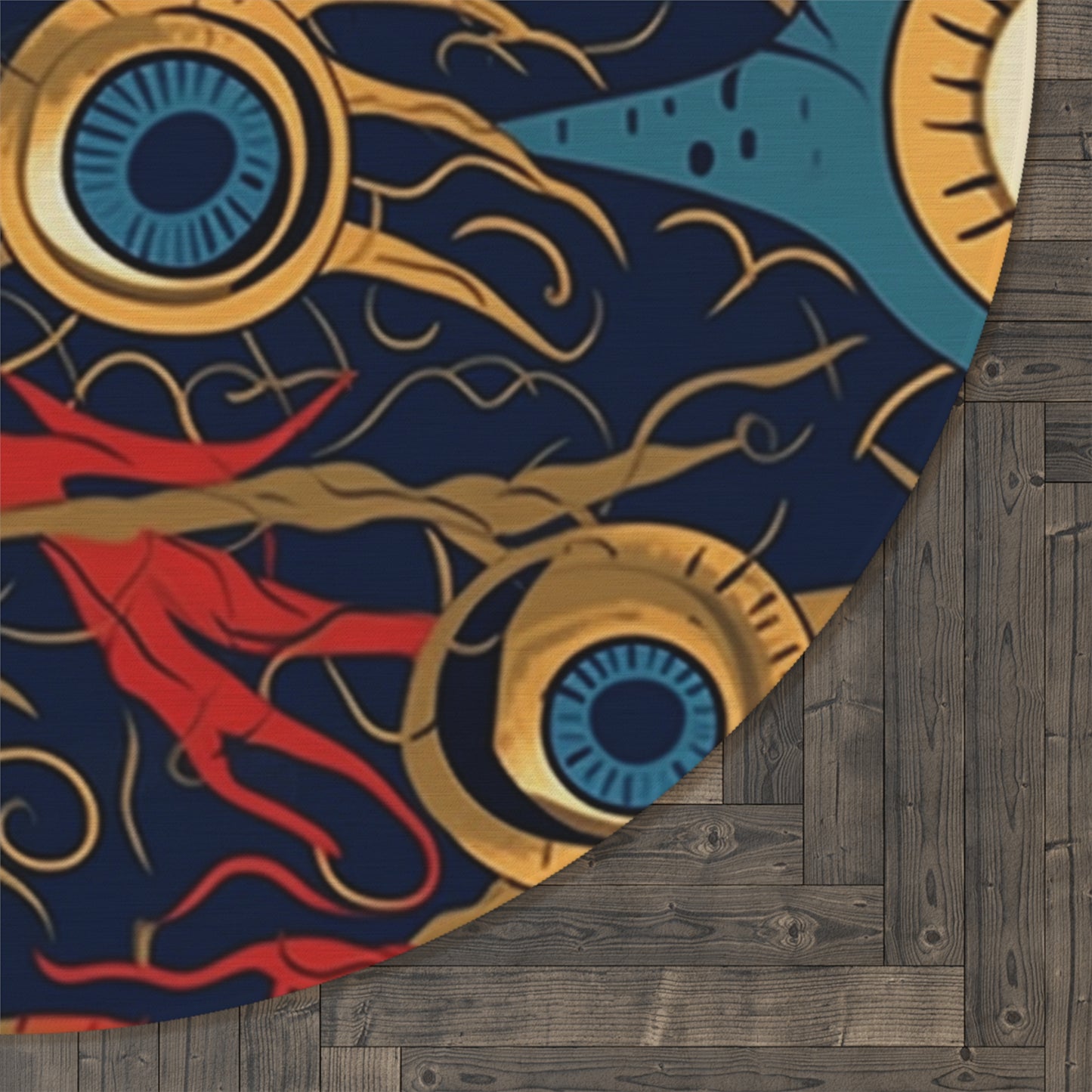Mystical MalevolenceRound Rug