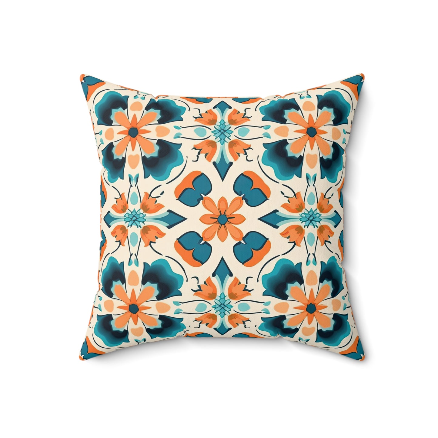 Meditative Medina Montage . Spun Polyester Square Pillow