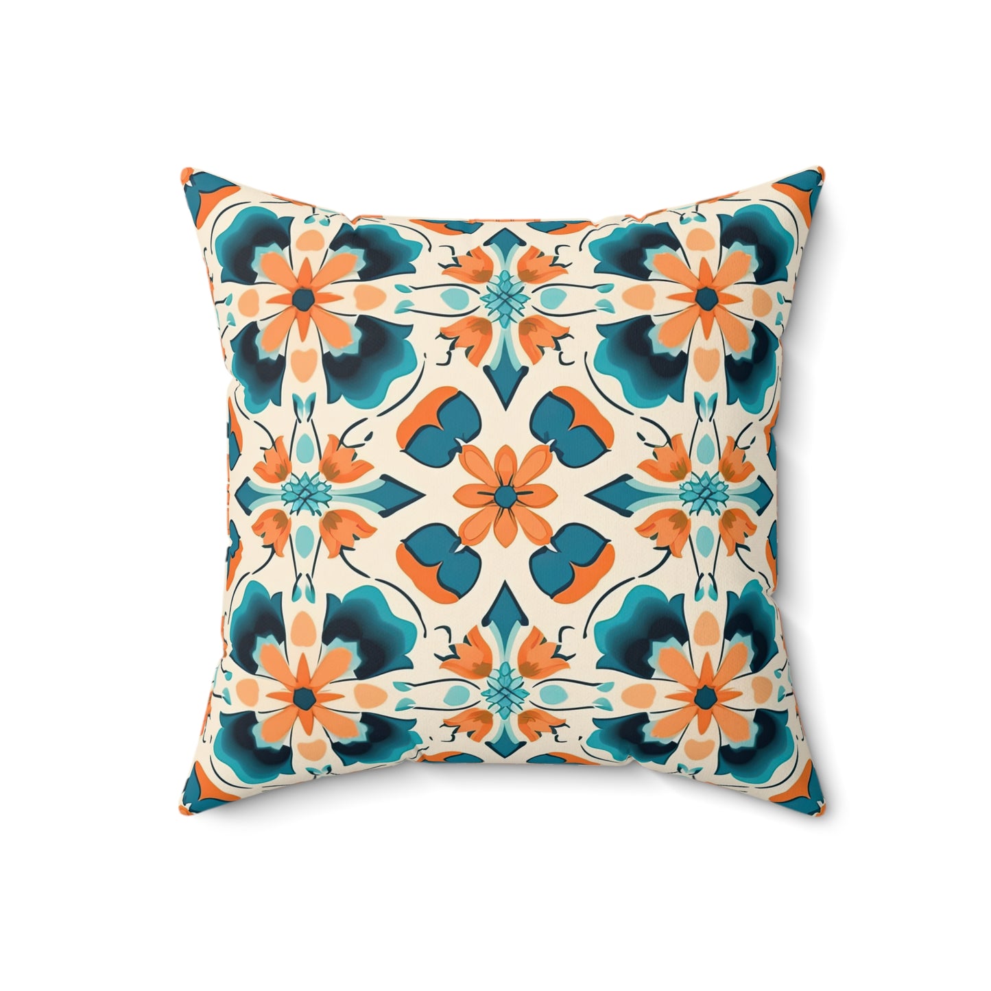 Meditative Medina Montage . Spun Polyester Square Pillow