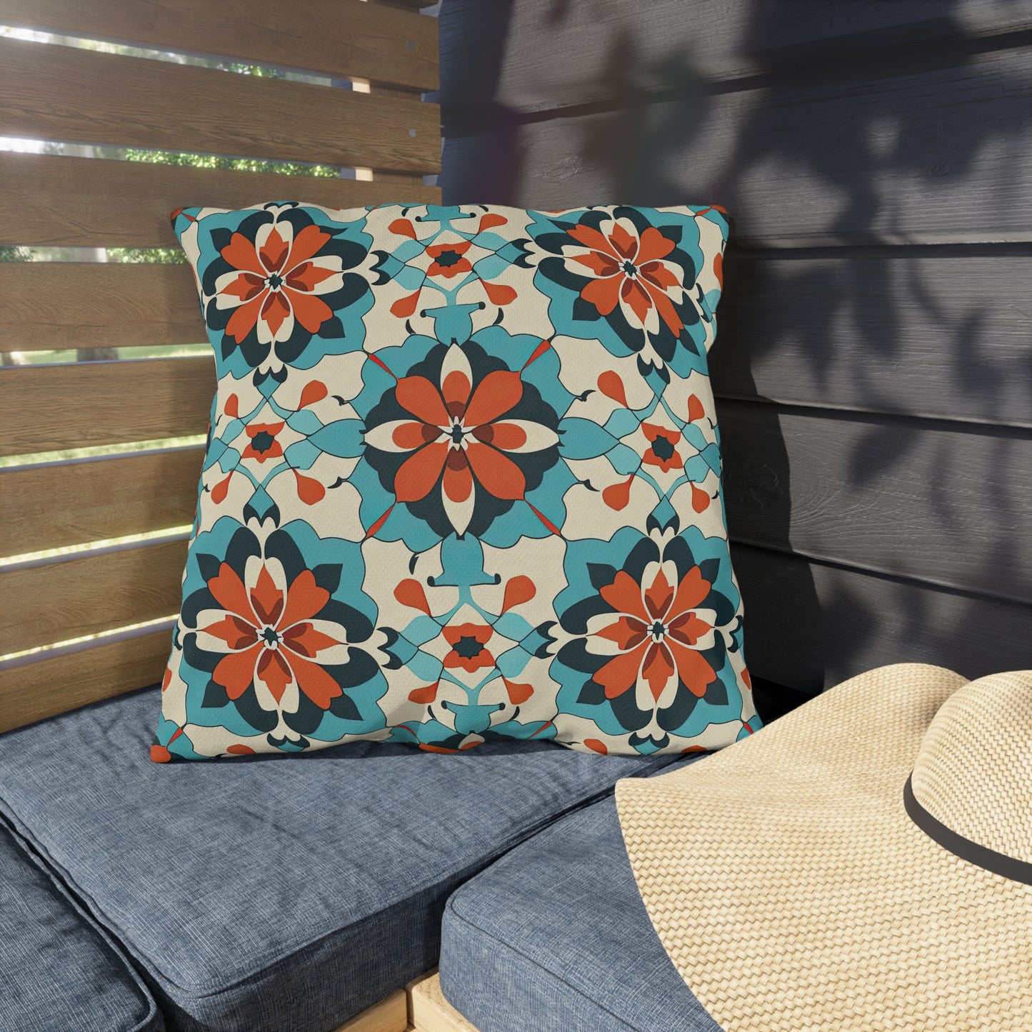 Zellij Zephyr Zenith. Outdoor Pillows